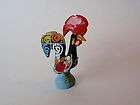   handcrafted ceramic mini colorful rooster figurine portugal returns