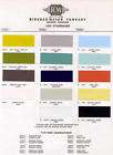 1936 STUDEBAKER COLOR SAMPLE CHIPS CARD OEM COLORS items in 