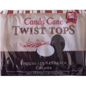 Rippin Good Candy Cane Twist Tops Cookies 2 Packages 1 Pound Each 