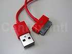 Red USB Dock Sync Charger Cable for Apple iPod Classic 2nd Generation