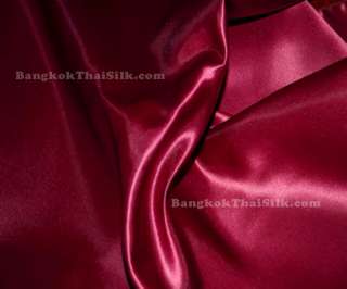 RED WINE SATIN DRESS TABLE CLOTH CHAIR COVER 45 FABRIC  