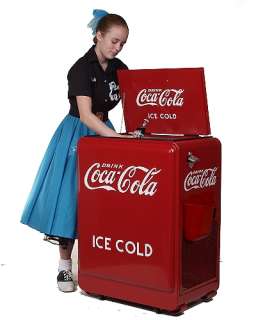 NEW Retro 30s Red Coca Cola Machine Coke Refrigerator  