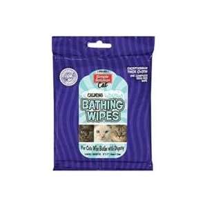   CAT BATH CALMING WIPES, Size 8 COUNT (Catalog Category CatGROOMING