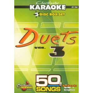 Chartbuster Karaoke CDG 3 Disc Pack CB5136   Duets Vol. 3 