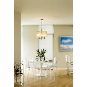  42 Eero Saarinen Style Tulip Dining Table with White 