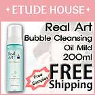   ] EtudeHouse Real Art Bubble Cleansing Oil Mild 200ml Korea Cosmetic