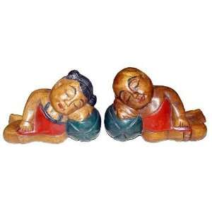  Child Sleeping Bookends 4x6: Home & Kitchen