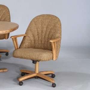  Chromcraft Core Tilt Swivel Chair with Patina Fabric: Home 