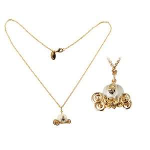  Disney Couture Cinderella Carriage Necklace Jewelry