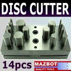 Disc Cutters Round Cutting Punches Jewelry Metal Silver  