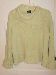 Womens DESIGNERS STUDIO ORIGINALS Sweater Light Green Plus Size 2X XXL 