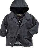NEW Hawke & Co Outfitter Designers Kids Jacket Boys Wool With 