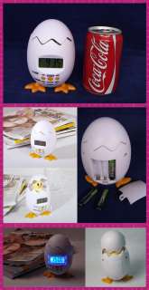 Poppy Chick Egg Alarm Clock Timer Cartoon quartz #8031  