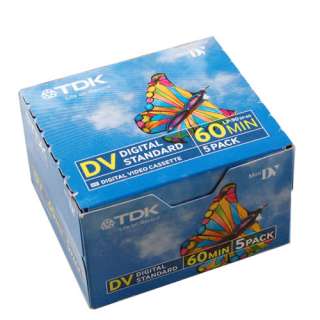   TDK DVM 60MEEC Mini DV Digital Video Cassette Tape Disc 60 Min  