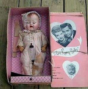 Lucille Ball 1952 I LOVE LUCY BABY Doll w/Box   RARE  