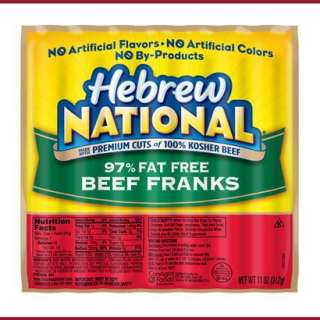 Hebrew National 97% Fat Free Beef Franks 11 Oz.Opens in a new window