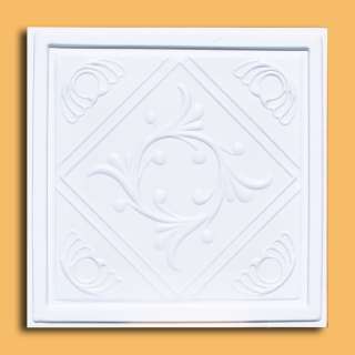 UNIVERSAL 24x24 PVC Ceiling Tile   DELI Silver/Black Primary No 