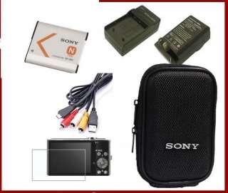 Battery+charger+LCD+case+usb/av sony DSC WX7 t110d TX10  