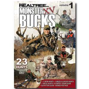 Realtree® Monster Bucks XV Vol 1 Deer Hunting DVD New  