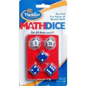  ThinkFun Math Dice Game Toys & Games