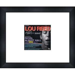 LOU REED Royal Albert Hall May 2000   Custom Framed Original Concert 