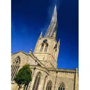 St. Mary and All Saints Church with Its Twisted Spire, Chesterfield 