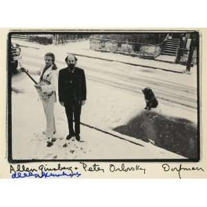Allen Ginsberg American Beat Poet Authentic Autographed Vintage 