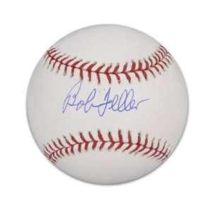 Bob Feller Autographed Baseball