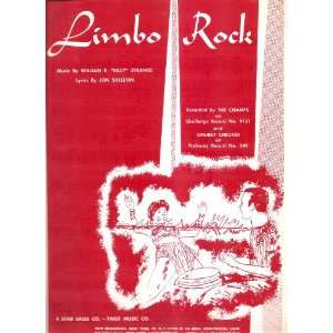  Sheet Music Limbo Rock Chubby Checker 212 