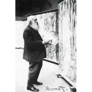  Claude Monet In The Art Studio by Claude Monet 12.00X18.00 