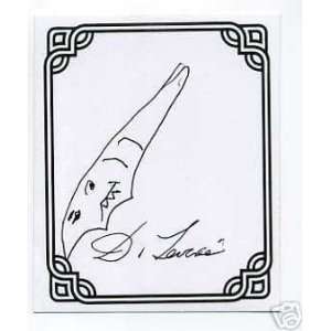  David Levine Artist Signed Autograph Bookplate w Sketch 