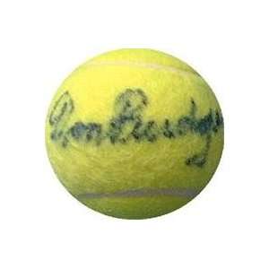 Don Budge Autographed/Hand Signed Tennis Ball