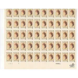 Edna St. Vincent Millay Sheet of 50 x18 Cent US Postage 