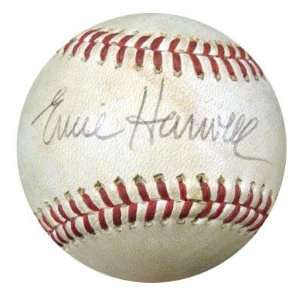  Signed Ernie Harwell Baseball   Official International PSA 
