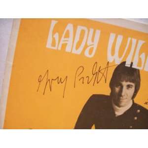  Puckett, Gary Sheet Music Signed Autograph Union Gap Lady 