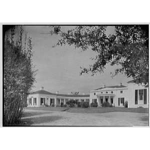 Photo Mrs. George F. Baker, Horseshoe Plantation, residence in 