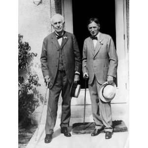 Thomas Edison and Harvey Firestone at Firestones Miami Beach Florida 