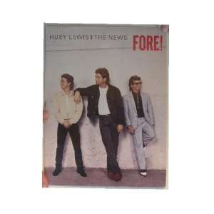 Huey Lewis and The News Press Kit and Folder & Fore