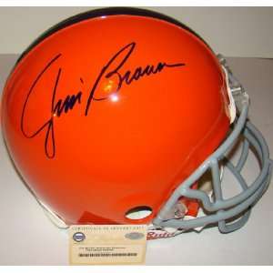 Jim Brown SIGNED F/S Proline Syracuse Helmet STEINER