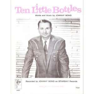    Sheet Music Ten Little Bottles Johnny Bond 198 