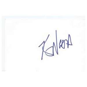 KEVIN NASH Signed Index Card In Person