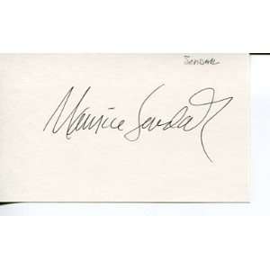 Maurice Sendak Where the Wild Things Are Signed Autogra   Sports 