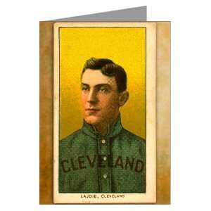 12 Notecards of Nap Lajoie, Clevland Bluebirds Baseball Trading Card 