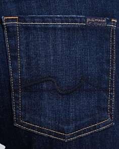 For All Mankind Jeans   Mid Rise Bootcut in Warm Medium Blue Wash