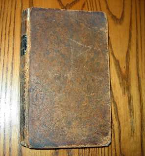 Antiquarian English Book from 1836  Elizabeth Town, New Jersey  
