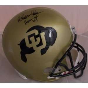 Rashaan Salaam Autographed Colorado Buffaloes Fs Helmet