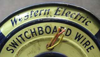 Vintage Western Electric 20ga Cloth Insulated Switchboard Wire on 