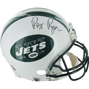  Rex Ryan Signed Helmet   Authentic   Autographed NFL 