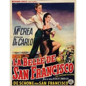 The San Francisco Story (1952) 11 x 17 Movie Poster Belgian Style A