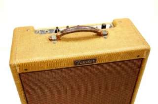 Vintage 1955 Fender Deluxe 5E3 Tube Amp Electric Guitar Tweed 